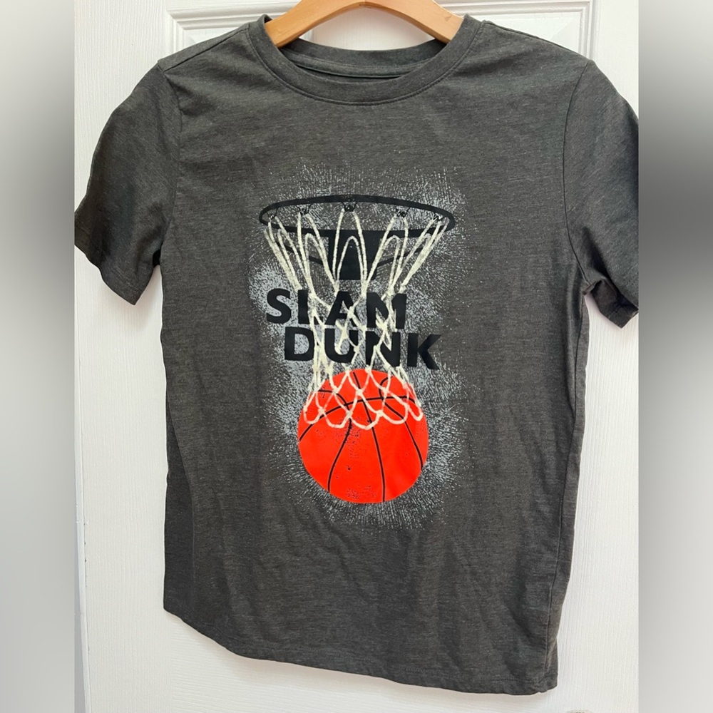 Cat & Jack Gray Basketball Tee